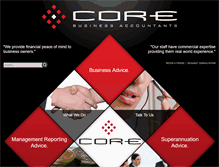 Tablet Screenshot of corebusiness.com.au